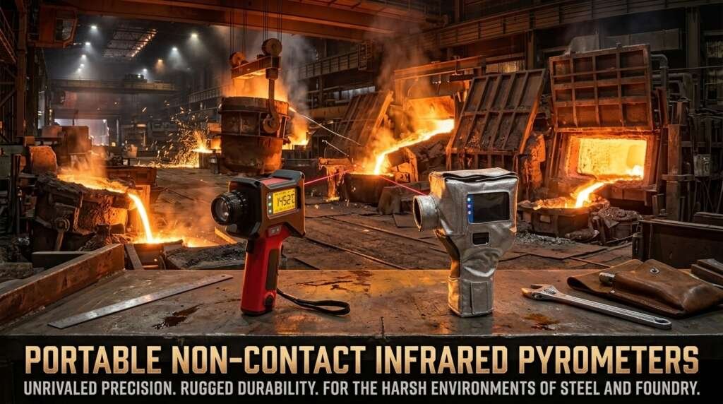Infrared Pyrometers Portable Non-Contact Thermometers